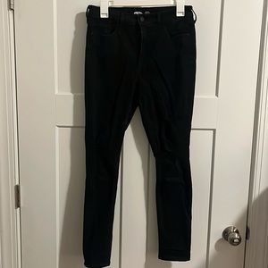 Old Navy Women’s Size 8: Black High-Rise Rockstar Super Skinny Jeans